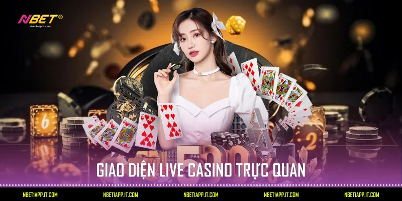 Giao diện Live Casino trực quan